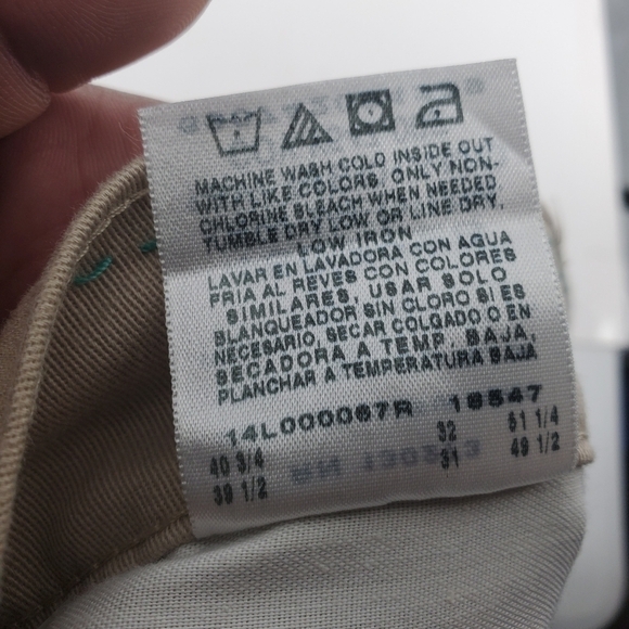 Lee Women's Relaxed Fit Plain Font Straight Leg Pants Size 18 W Khakis NWT - Picture 3 of 14